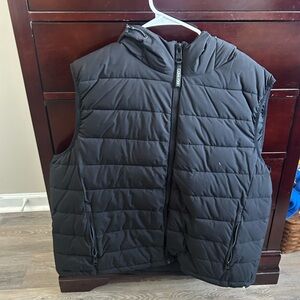 Calvin Klein Men's Quilted Black Vest